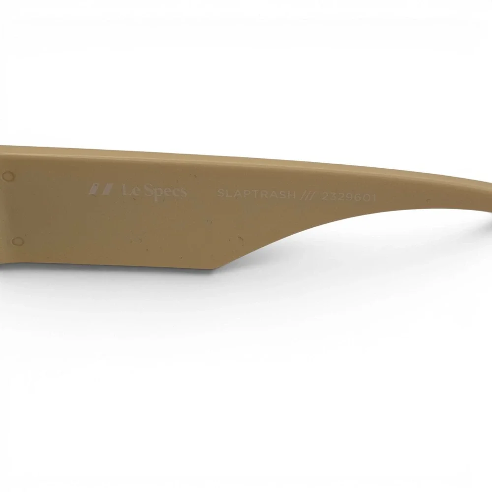 Le‎ Specs Womens Slaptrash Sunglasses Ivory Beige Hexagon Le Sustain 2329601 OS